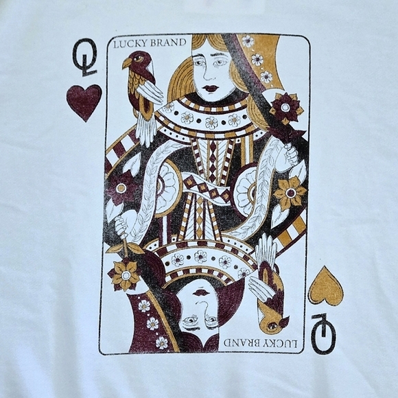 Lucky🍀 Brand Queen👸 of Hearts ❤ Sweatshirt - NWT - Picture 12 of 16